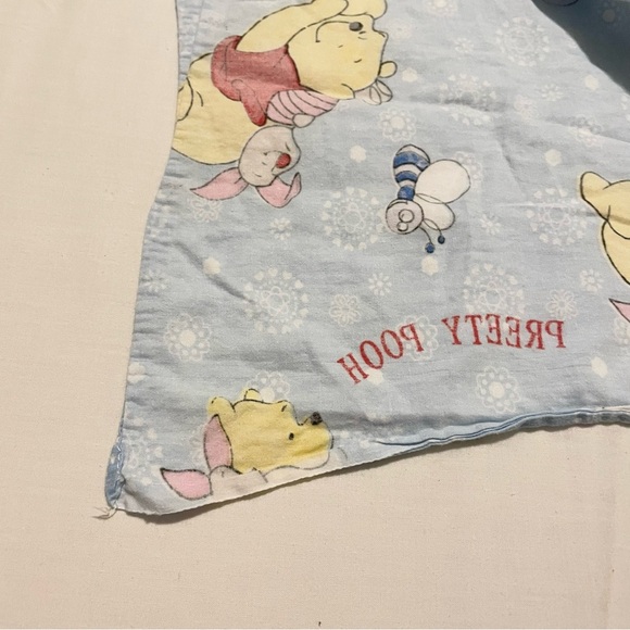 Winnie the Pooh Piglet Flat Bed Sheet 70” x 57” - Picture 13 of 15